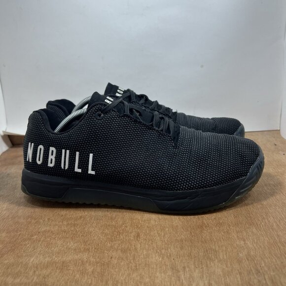 No Bull Trainer Men Size Black Low Top Superfabric Gym Shoes
